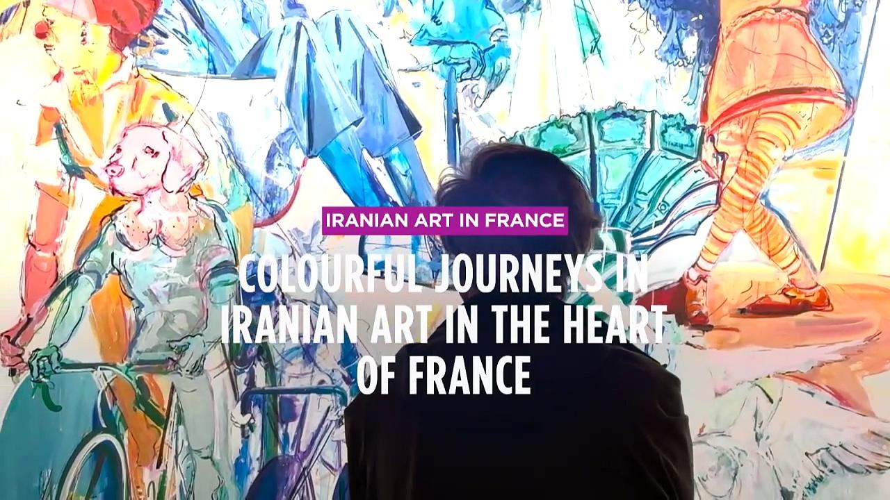 'Romantic and joyful': A vibrant new exhibition by Iranian artist Elham Etemadi opens in Lyon