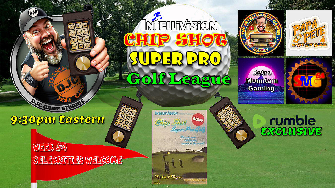 The INTELLIVISION Chip Shot Super Pro Golf League - Week #4