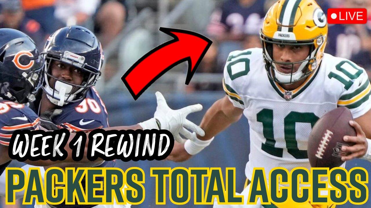 LIVE Packers Total Access Rewind | Green Bay Packers vs Chicago Bears Highlights Week 1 | #GoPackGo