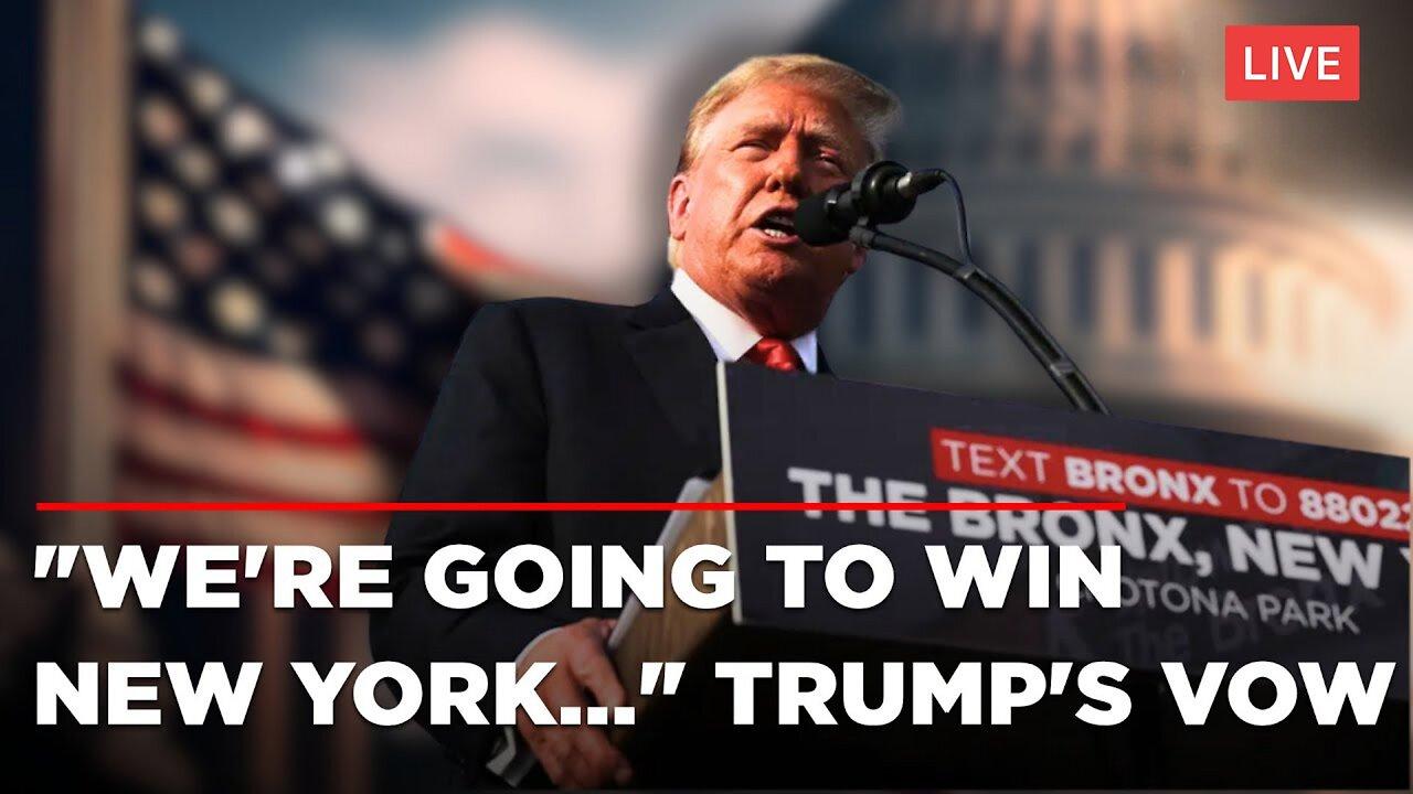 "Turn New York City Around!" Trump Woos His Hometown | Trump South Bronx Rally | US Elections 2024