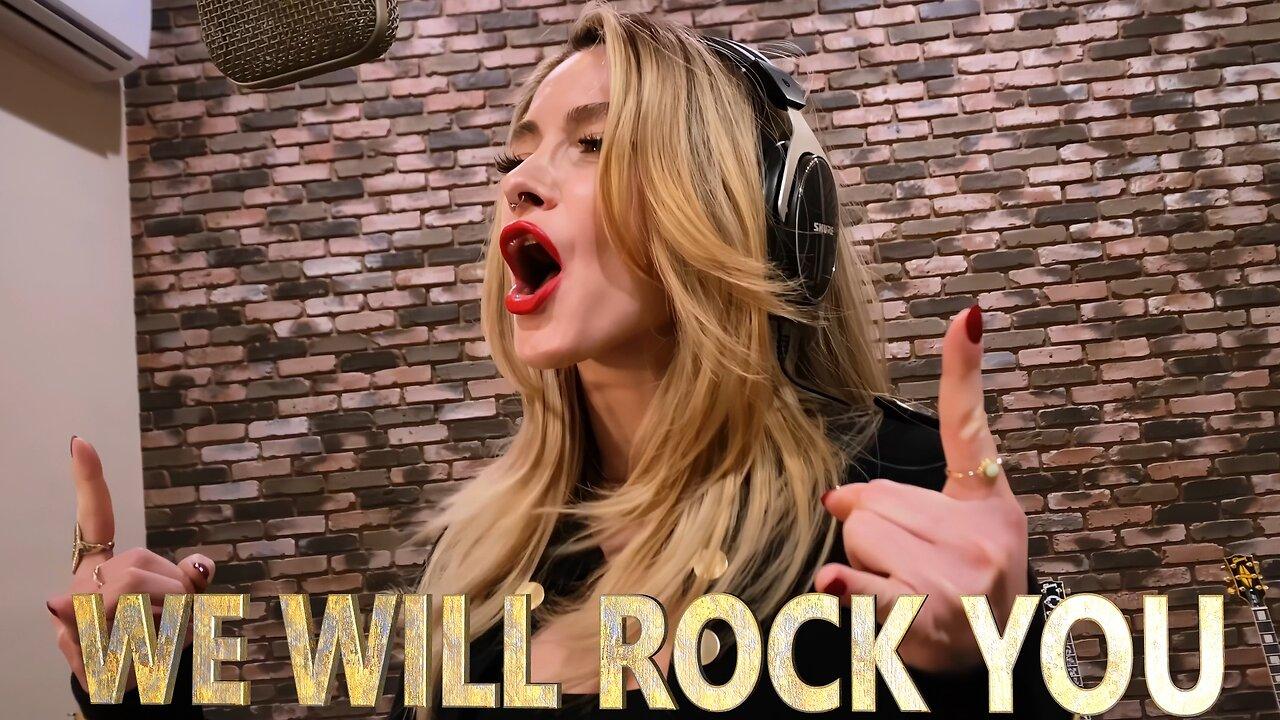 We Will Rock You - Queen - ft.  Kati Cher - Ken Tamplin Vocal Academy