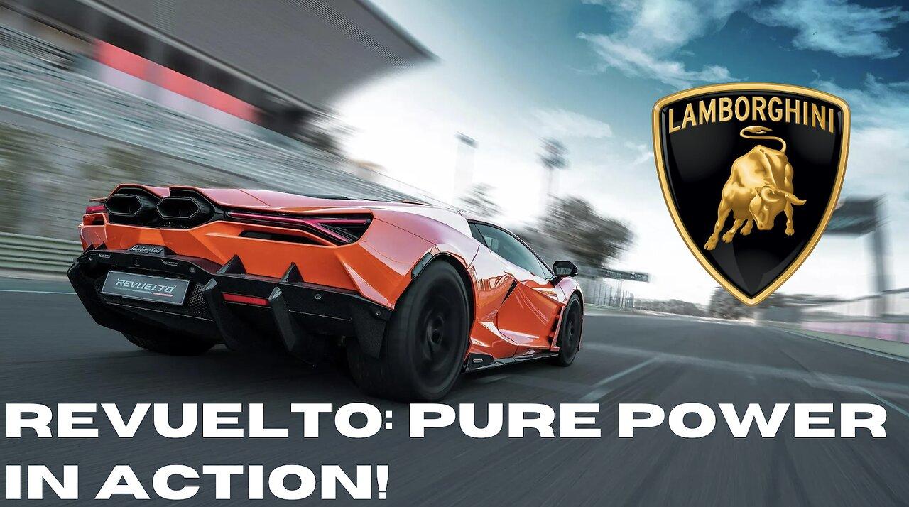 Lamborghini Revuelto: Watch It Power Slide and Accelerate Like a Demon!