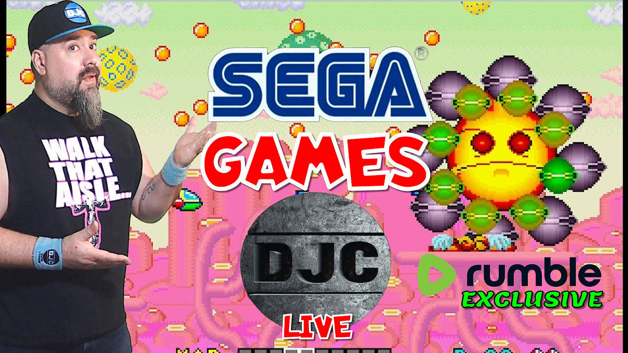 SEGA Retro Games - LIVE with DJC - Rumble Exclusive!