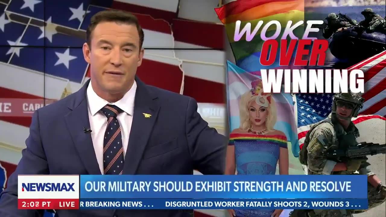 Carl Higbie ·  Our Military manpower is shrinking...  Woke over Winning angle