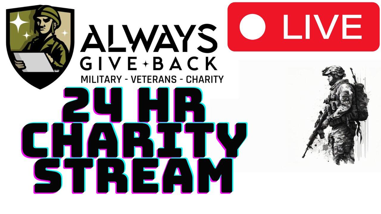 24HR CHARITY LIVESTREAM | FOR THE TROOPS | RETRO & MOBILE GAMING