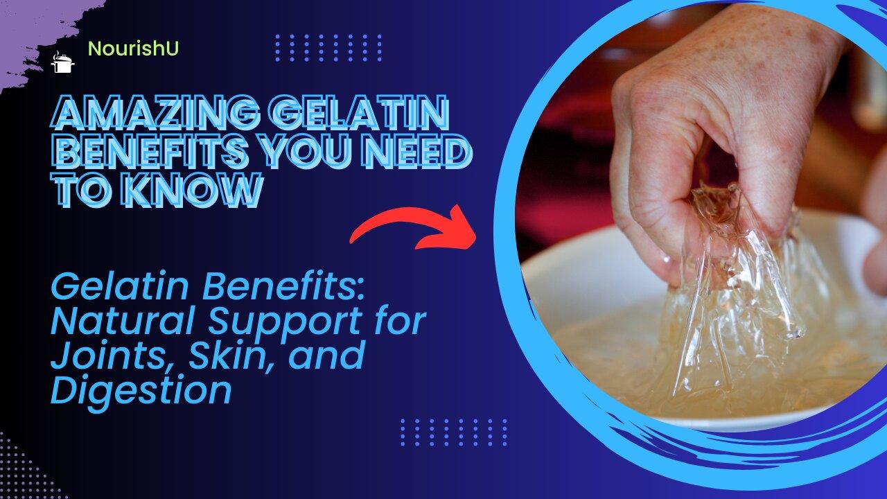 Gelatine The Superfood for Joints, Skin, and One News Page VIDEO