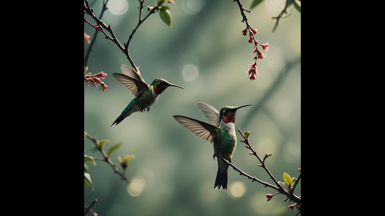 outdoor live hummingbirds