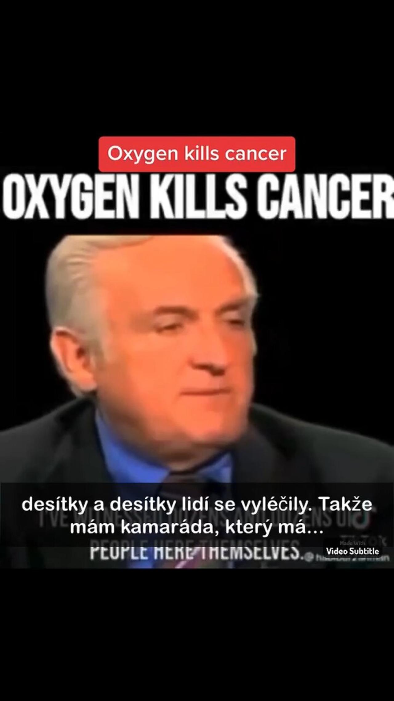 Kyslík zabíjí rakovinu. Oxygen kills cancer. Cz titulky