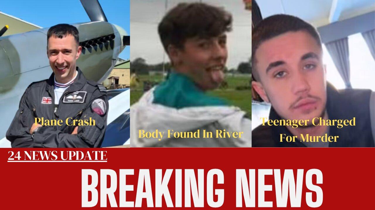Tragic Events Unfold: Plane Crash, Body Found in River, and Teenager Charged with Murder