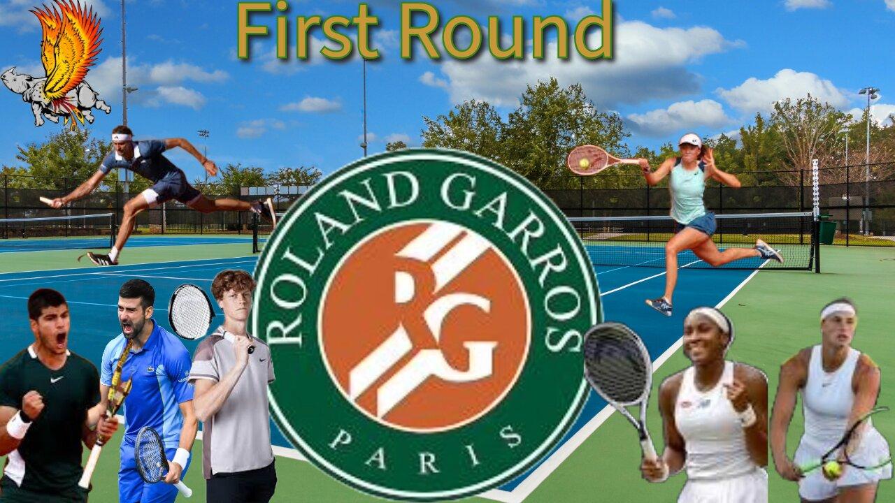 Roland Garros First Round Day 3 of tennis