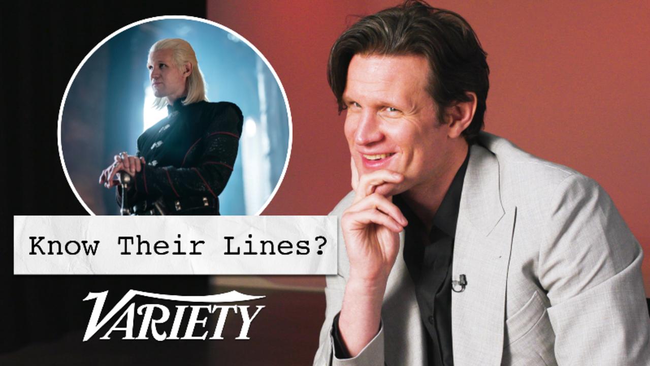 Does Matt Smith Know Lines From His Most Famous Movies and TV Shows?