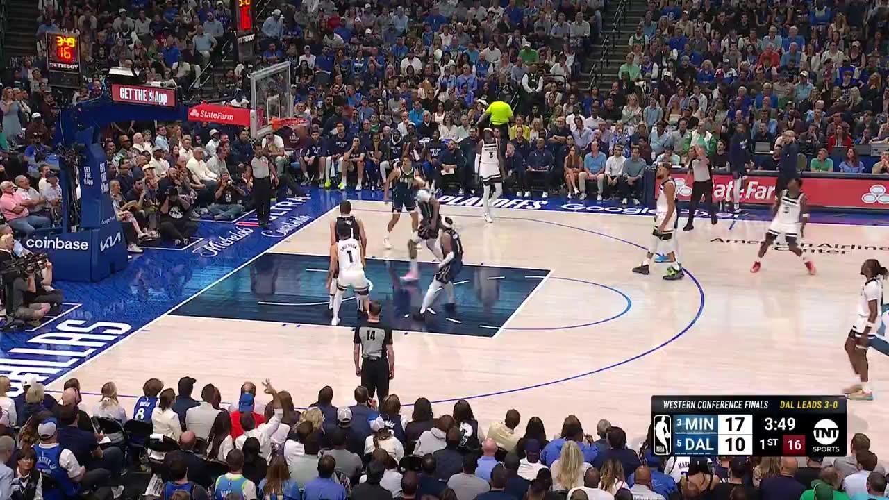 NBA - Ant hits from range as the Wolves open up a double-digit lead in Game 4!