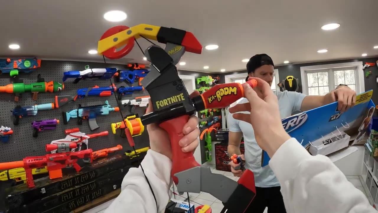 NERF FORTNITE GUNS! Heavy Sniper, Boom Bow, - One News Page VIDEO