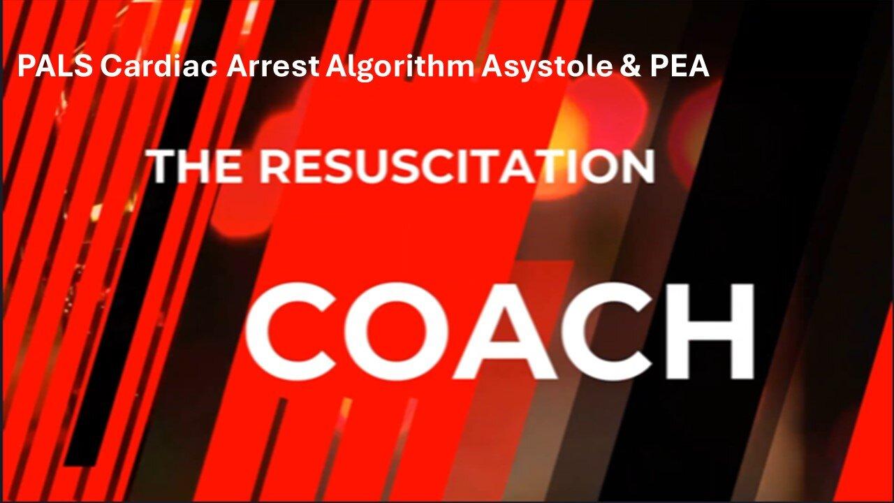 PALS Cardiac Arrest Algorithm Asystole & PEA