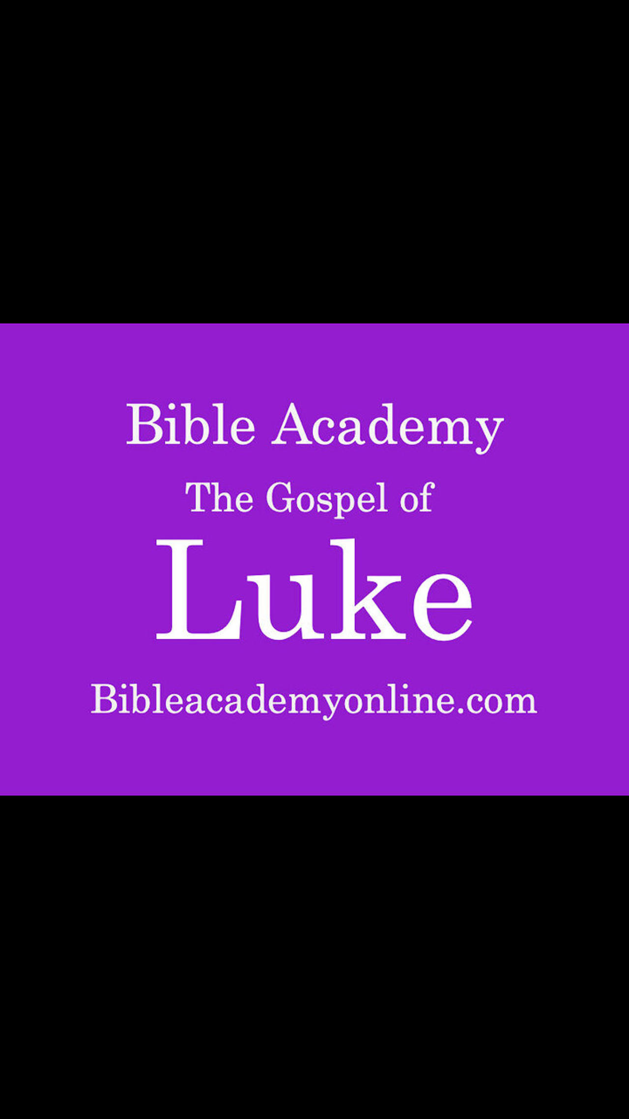 Luke 3:1-6 Lesson 16