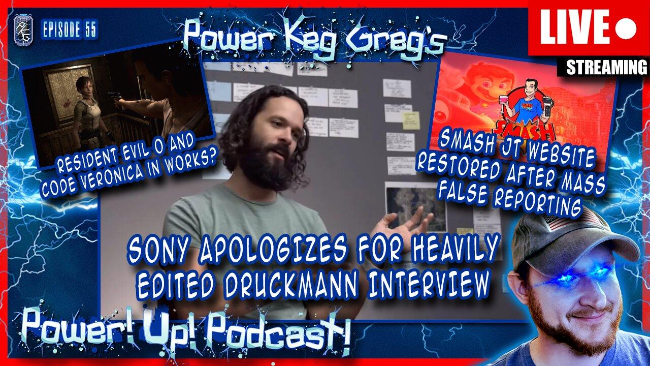 Sony Apologizes For Edited Druckmann Interview & Smash JT Website Restored! | Power!Up!Podcast! #55