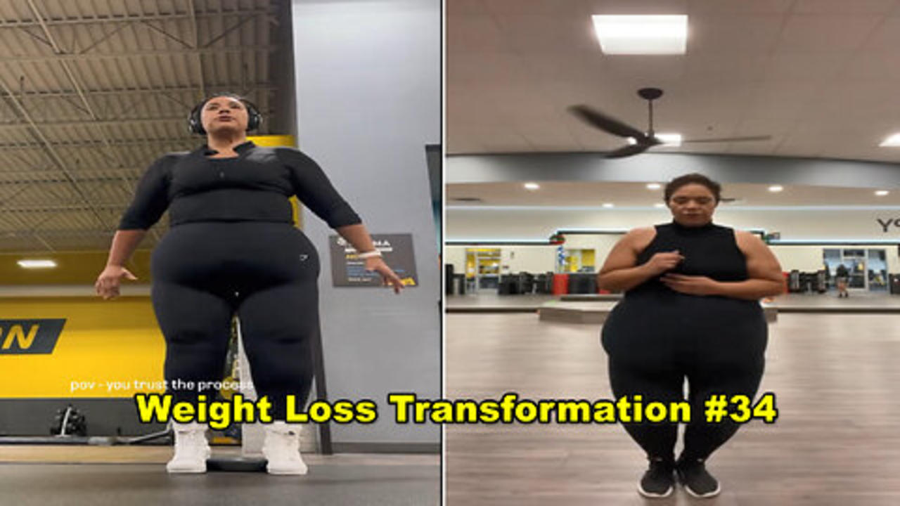 The process of losing weight with exercise in one news page video