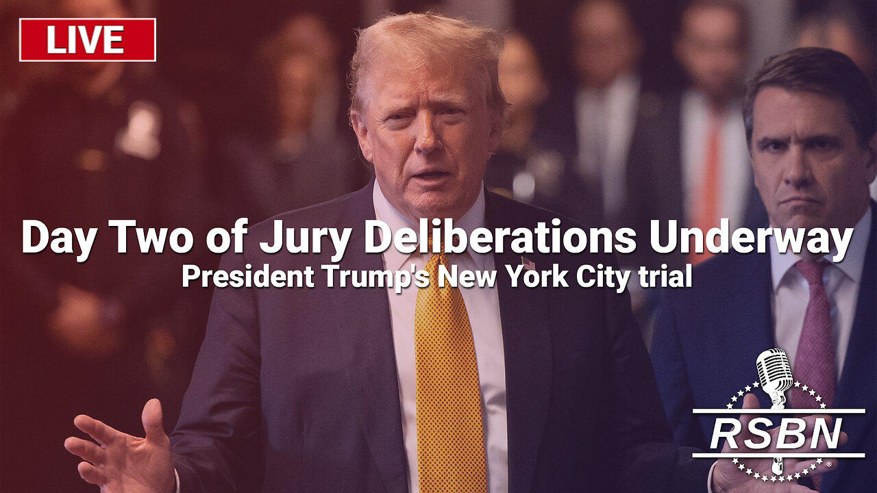 LIVE: Trump trial jury has a verdict - 5/30/24