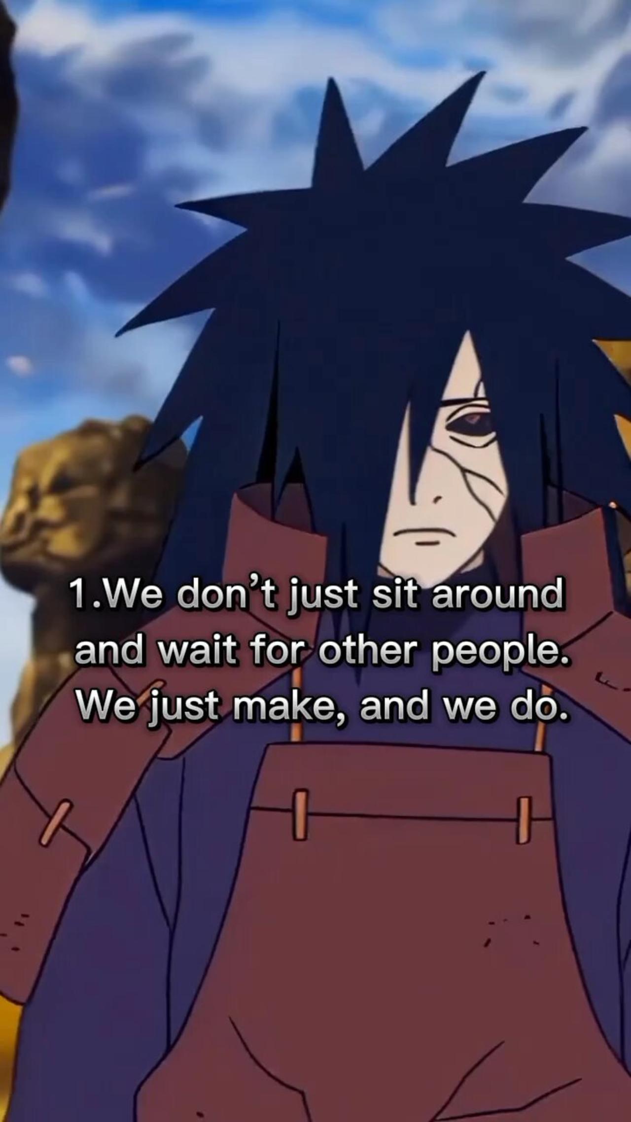 5 Powerful Quotes 🗿⚡ Anime Quotes | madara uchiha #animequotes #madara uchiha