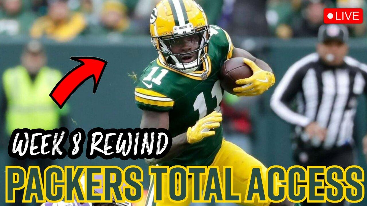 LIVE Packers Total Access Rewind | Green Bay Packers vs Minnesota Vikings Week 8 Recap | #GoPackGo