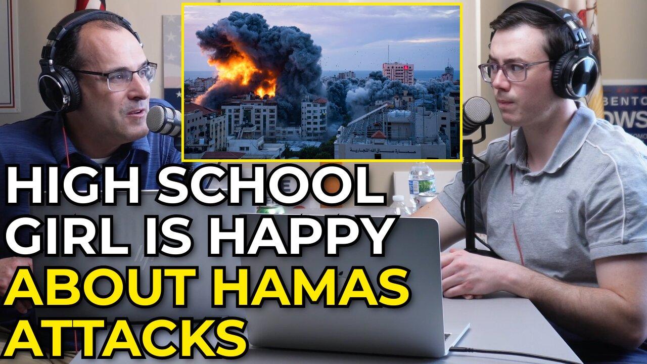 High School Girl Says They're Happy About Hamas Terrorist Attacks in School Year Book...