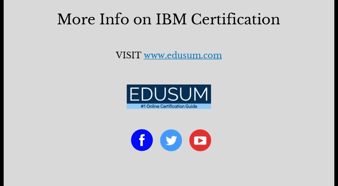 IBM C1000-141 Certification Exam: Sample Questions and Answers