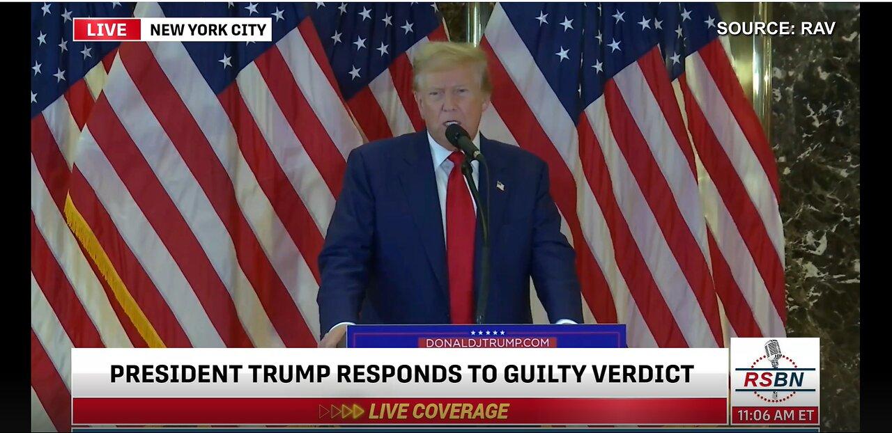 LIVE REPLAY: President Trump Holds Major Press Conference After Guilty Verdict - 5/31/24