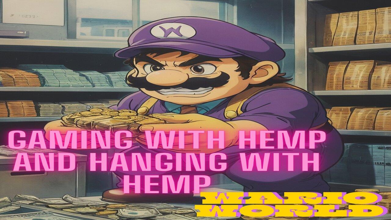 Wario and hanging out with friends