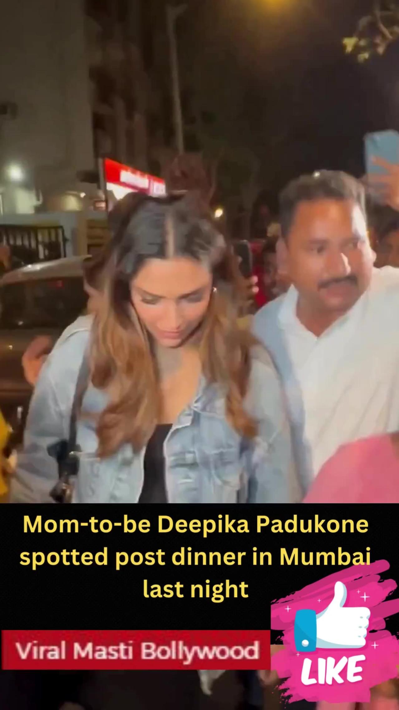 Momma to be Deepika Padukone papped in Town Viral Masti Bollywood