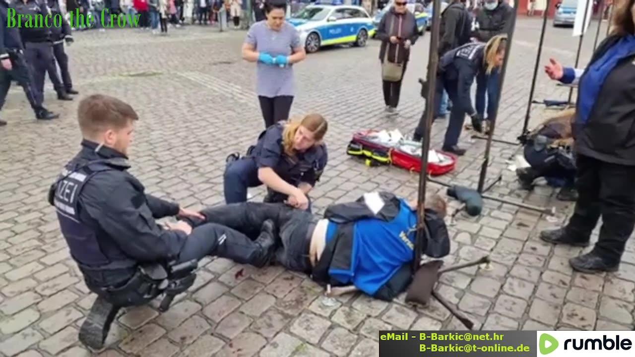 Germany ORIGINAL FULL LENGHT VIDEO  MANNHEIM 31.05.2024 KNIFE ATTACK on Michael Stürzenberger