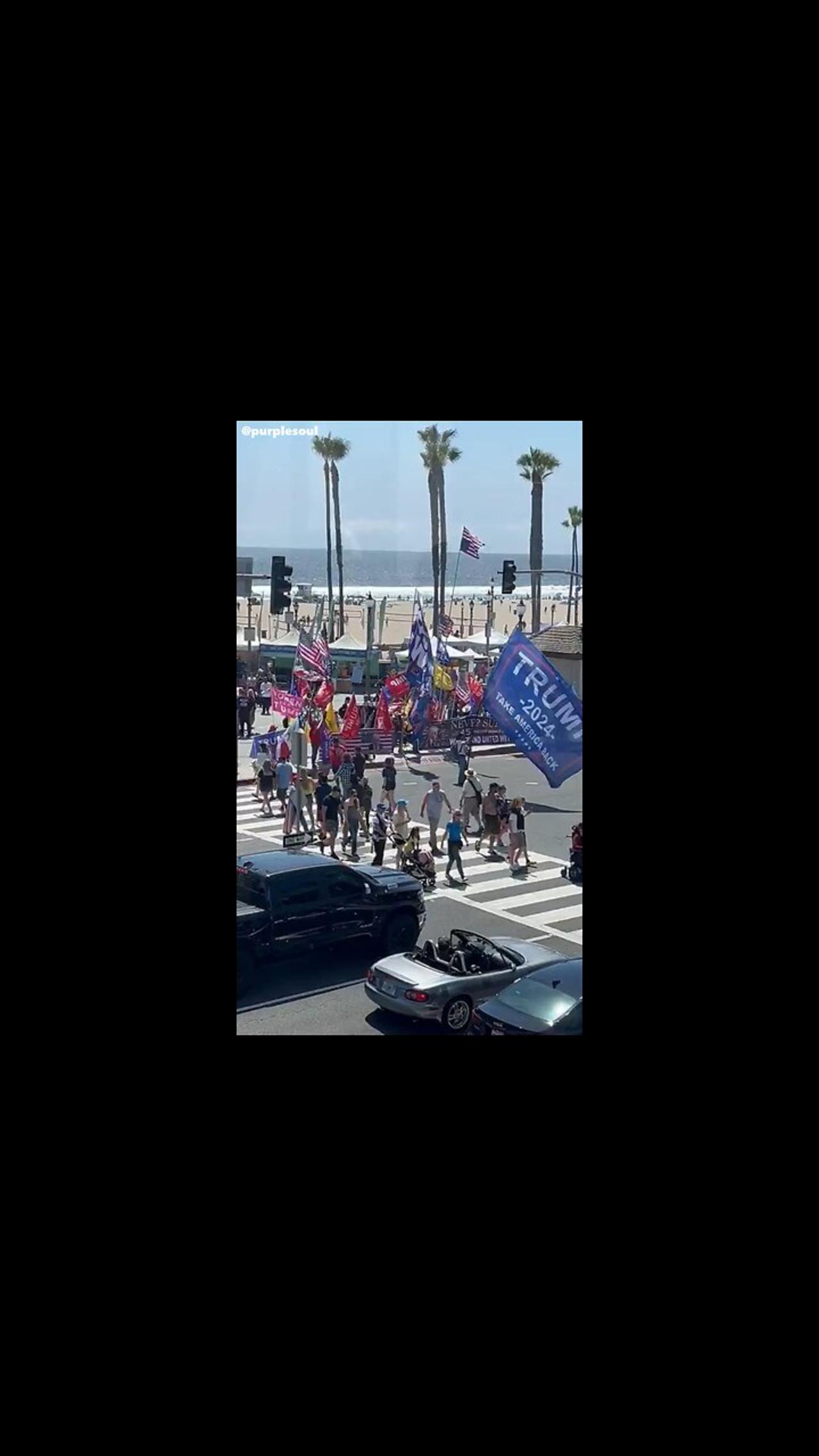 Huntington Beach, California loves Donald J. Trump.