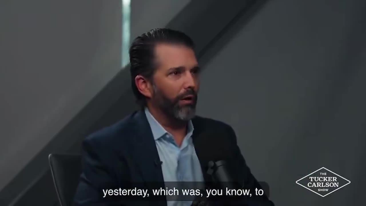 Don Jr and Tucker say it's possible the Deep State will try to assassinate Trump