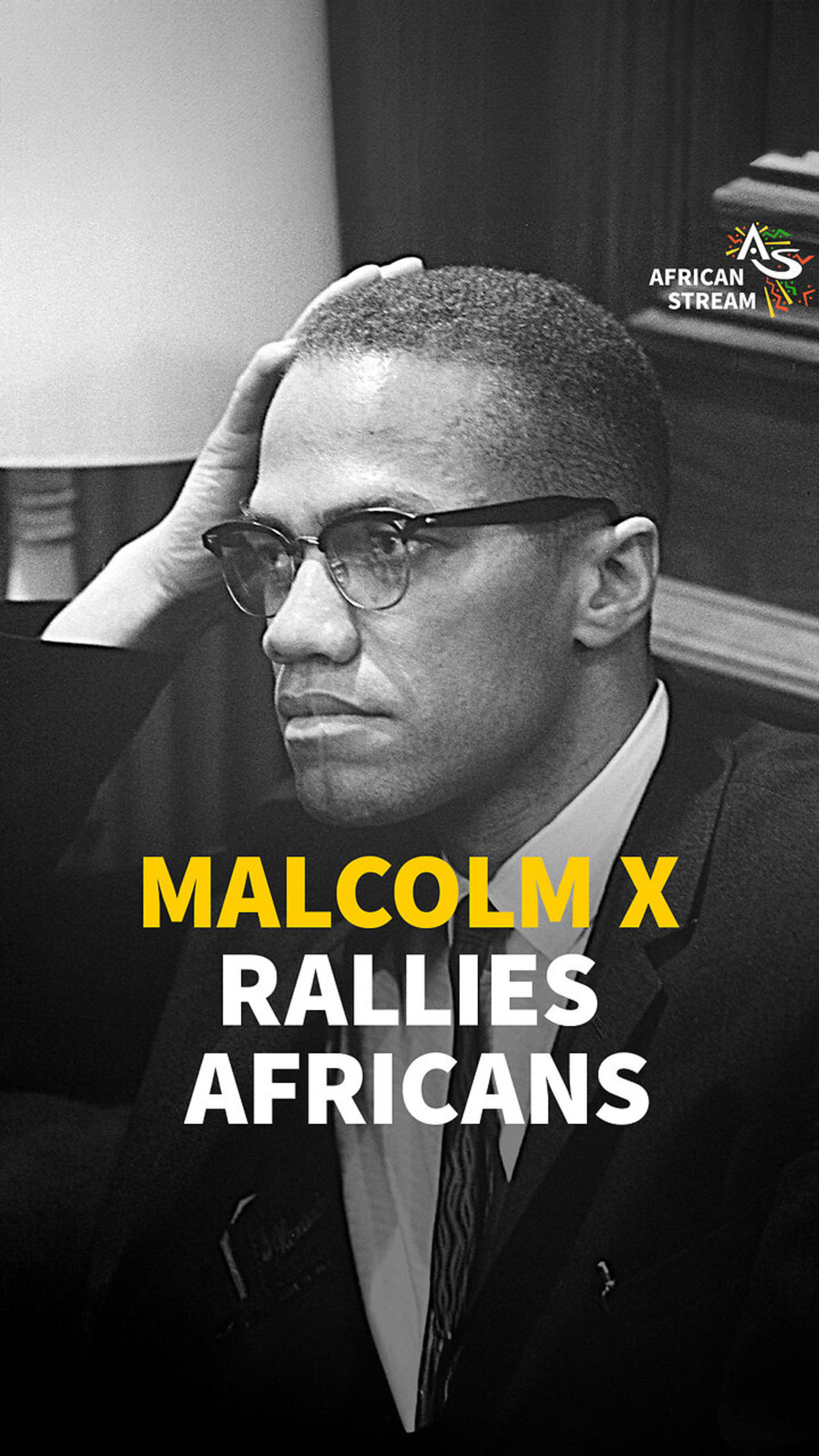 MALCOLM X RALLIES AFRICANS