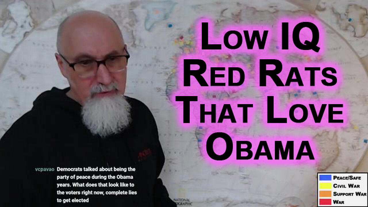 Low IQ Red Rats That Love Obama Are Racists, Loving the Mass Murderer Because He’s Black: History