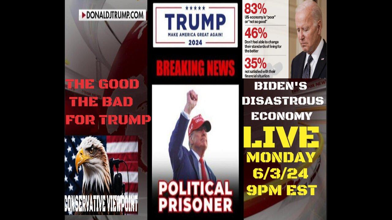 CONSER5VATIVE VIEWPOINT LIVE TONGHT AT 9PM EST WHAT'S NEXT FROM TRUMP