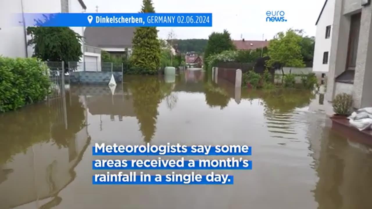 Firefighter Killed,ICE Train Derails as Catastrophic Flooding Continues in Southern Germany