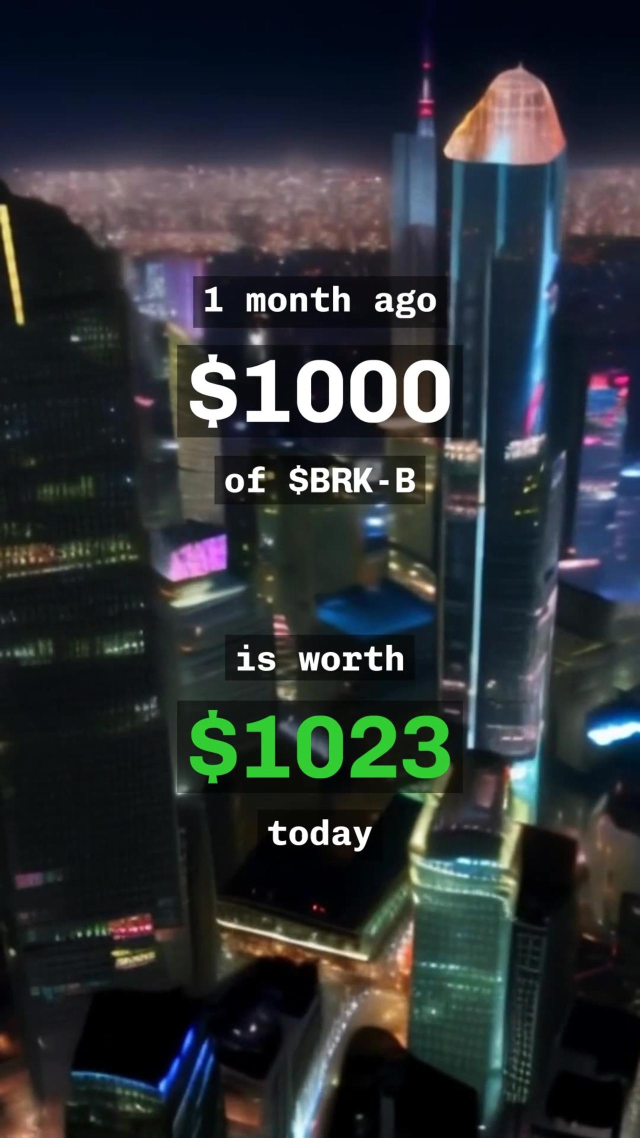 🚨 BRKB 🚨 Why is BRKB trending today? One News Page VIDEO