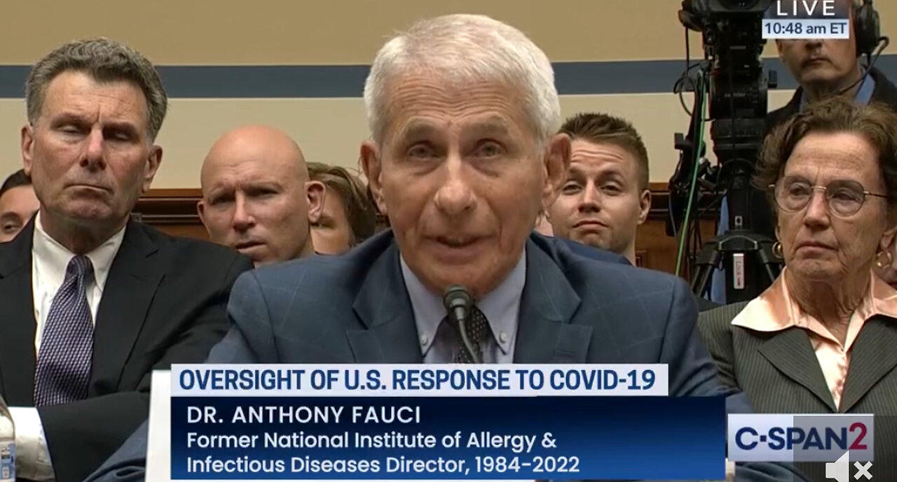 LIVE: Dr. Fauci Testifies on U.S. Response to COVID-19 Pandemic