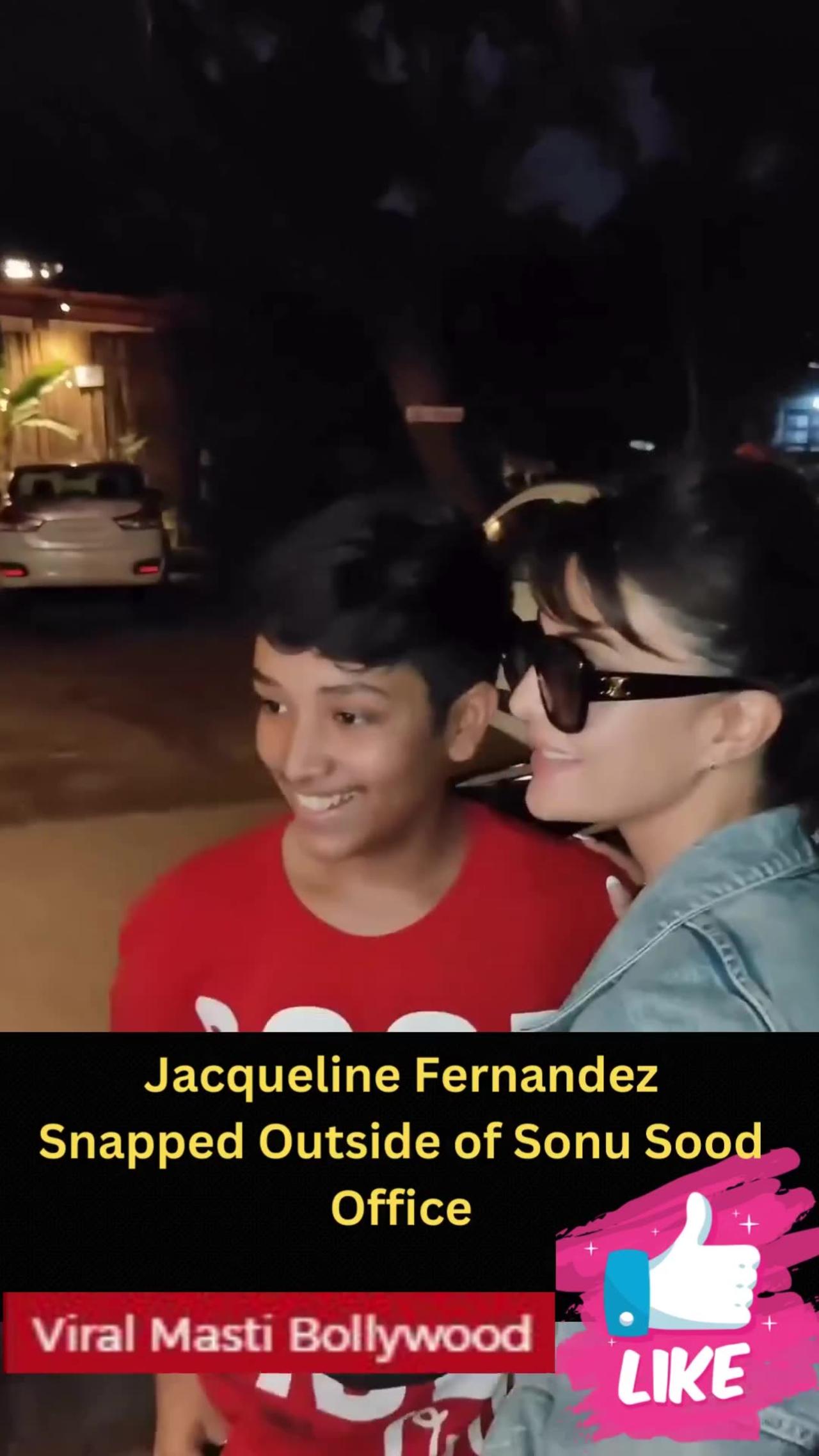 Jacqueline Fernandez Snapped Outside of Sonu Sood Office #jacquelinefernandez