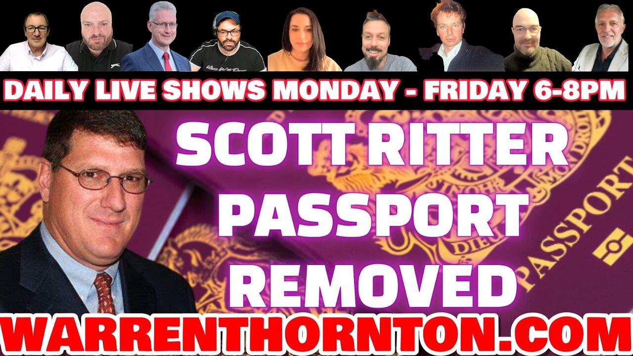 SCOTT RITTER PASSPORT REMOVED WITH LEE SLAUGHTER - One News Page VIDEO