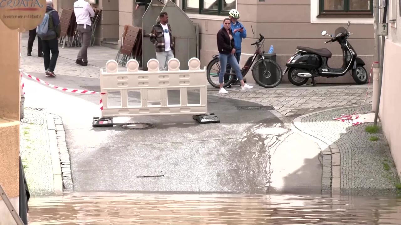 German town declares disaster following floods