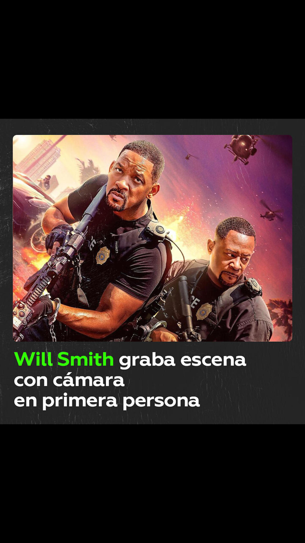 Will Smith publica un adelanto en primera persona de su nuevo film
