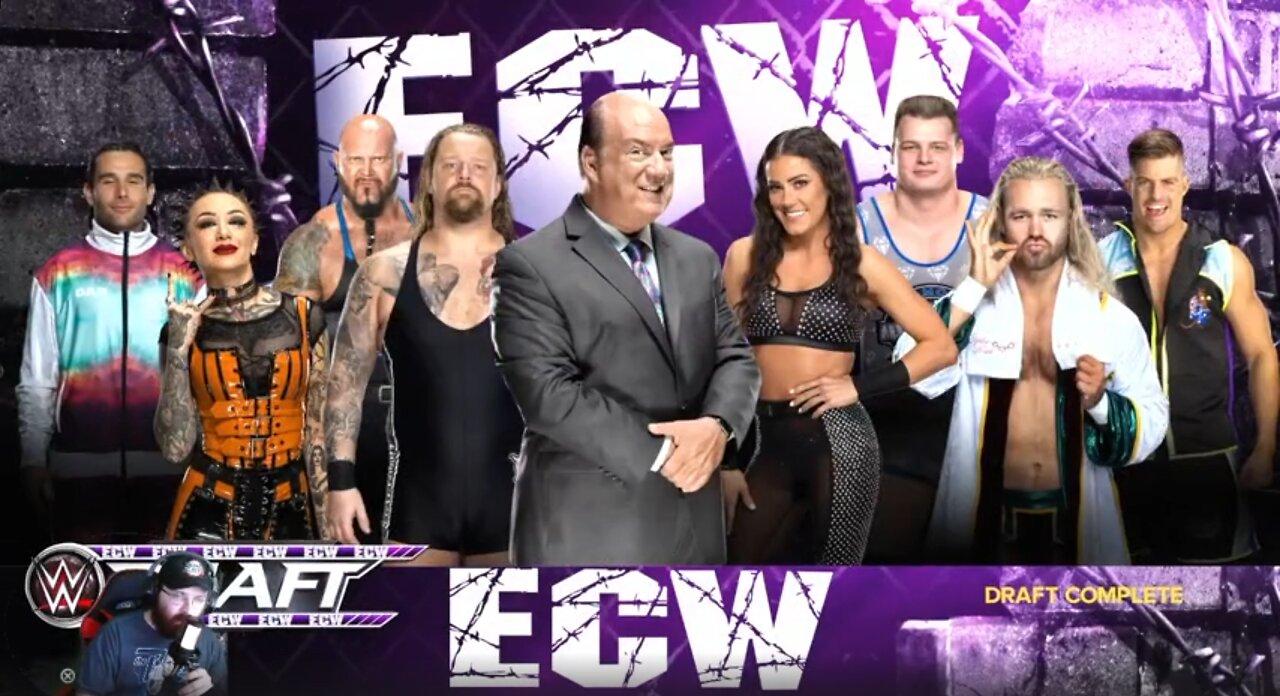LETS PLAY WWE2K24 MYGM MODE! LETS MAKE ECW GREAT AGAIN!!!