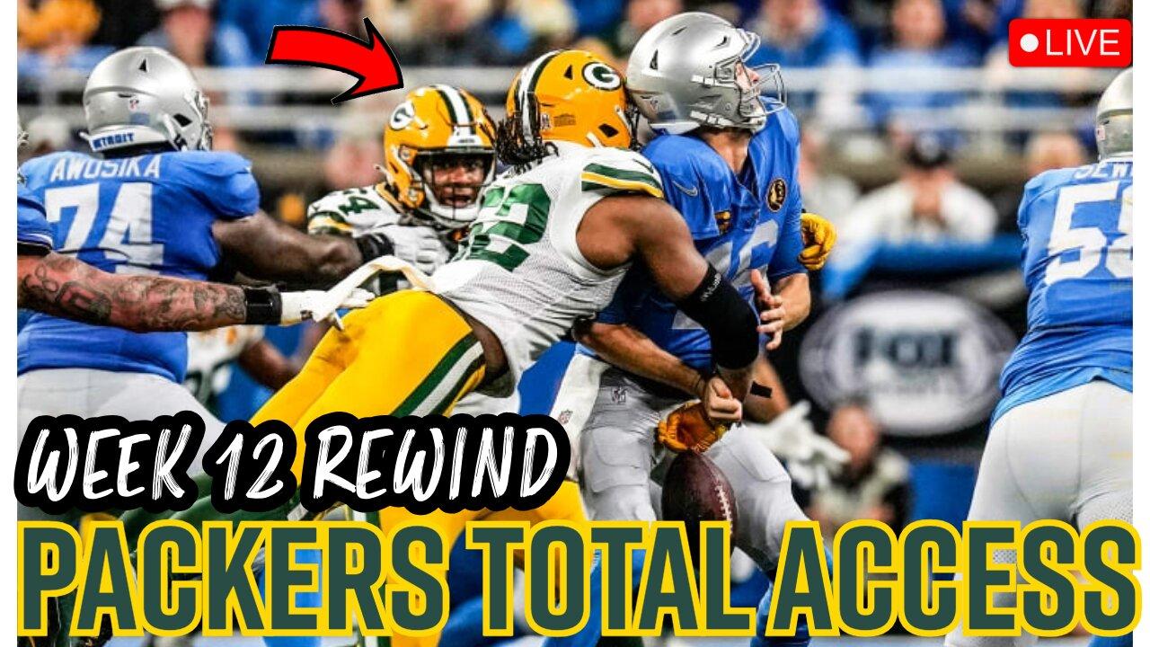 LIVE Packers Total Access | Green Bay Packers vs Detroit Lions Thanksgiving | #GoPackGo #Packers