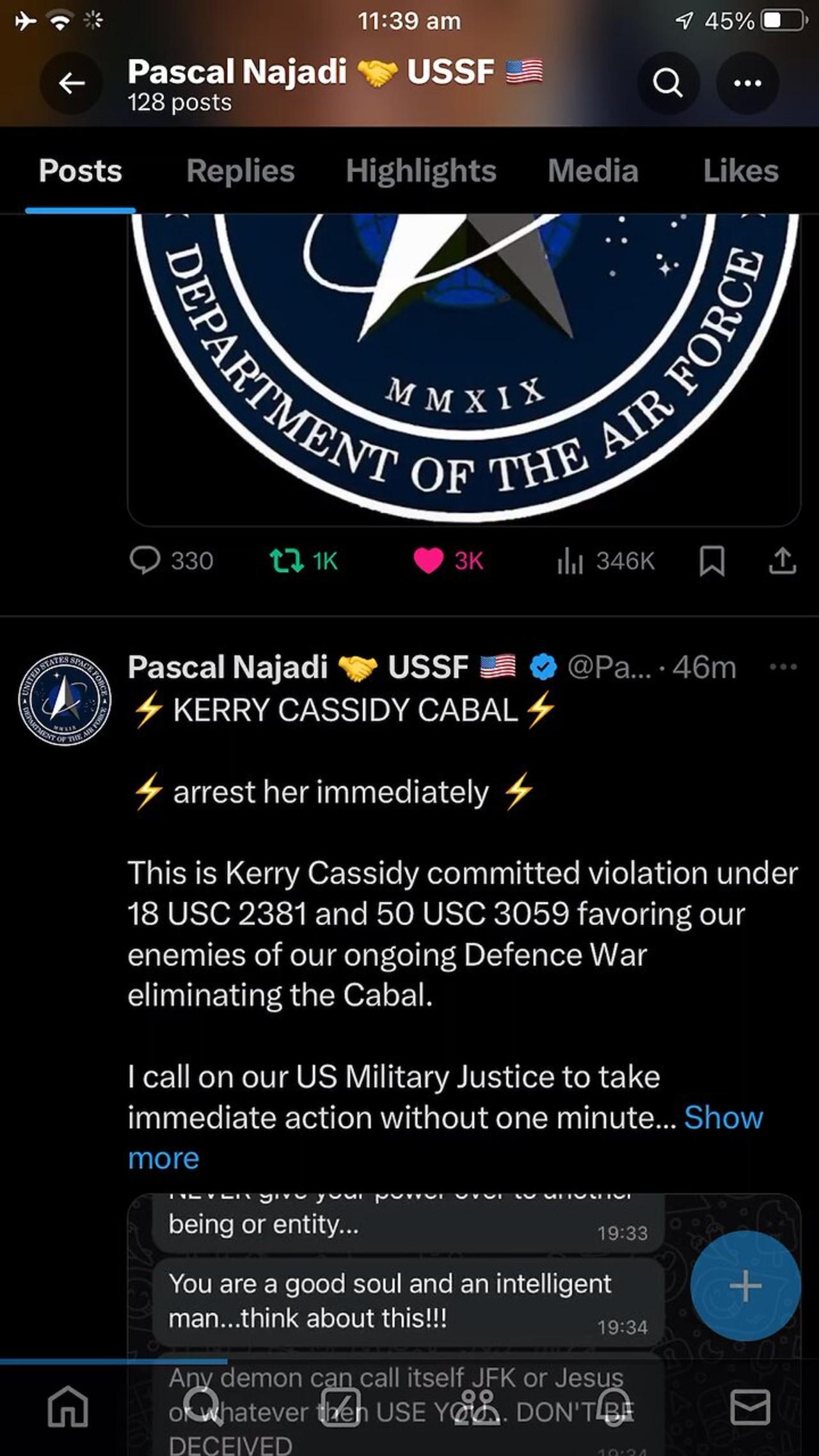 Pascal Najadi : Kerry Cassidy - One News Page VIDEO