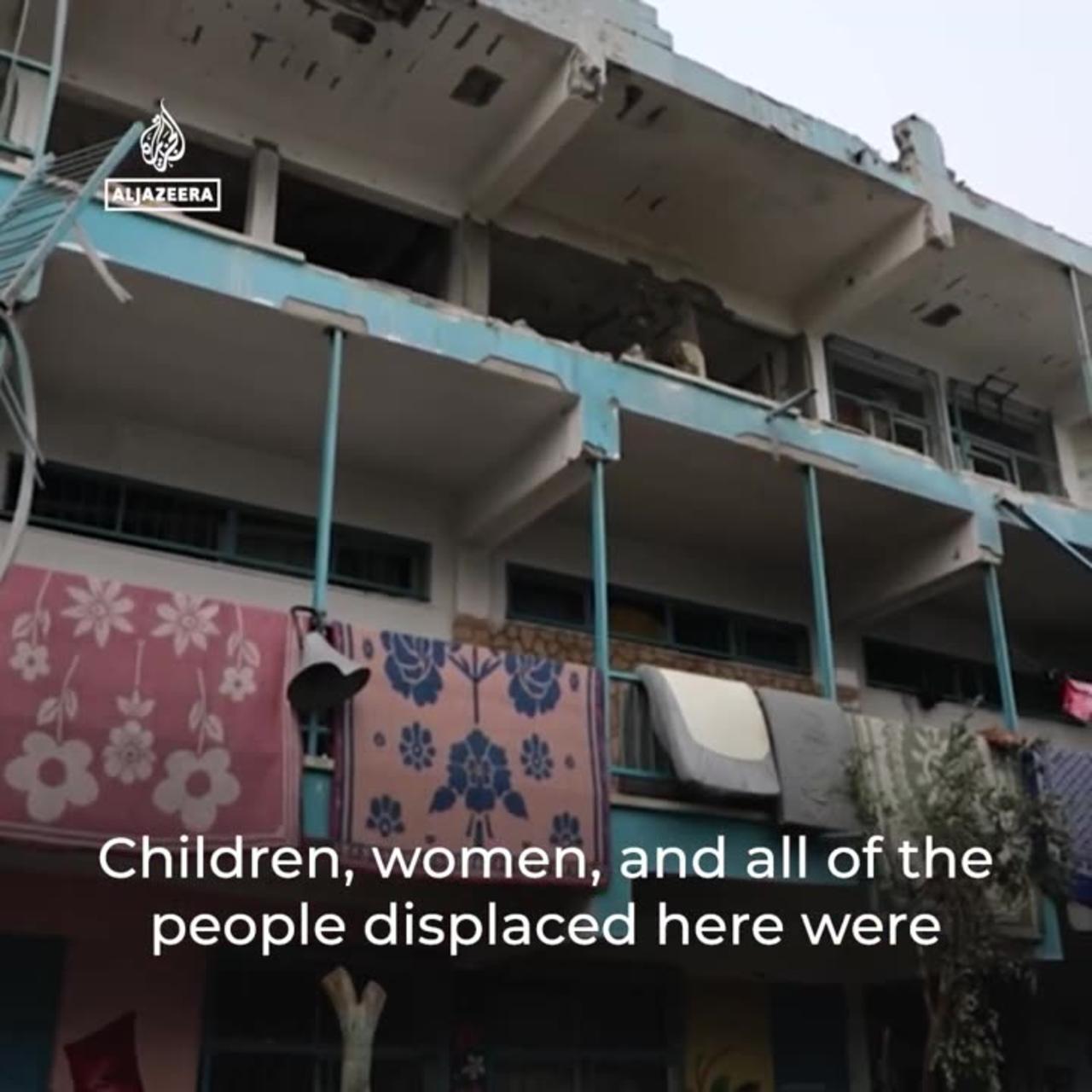 Israeli airstrikes on UN-run school kill at least 40 Palestinians | Al Jazeera NewsFeed