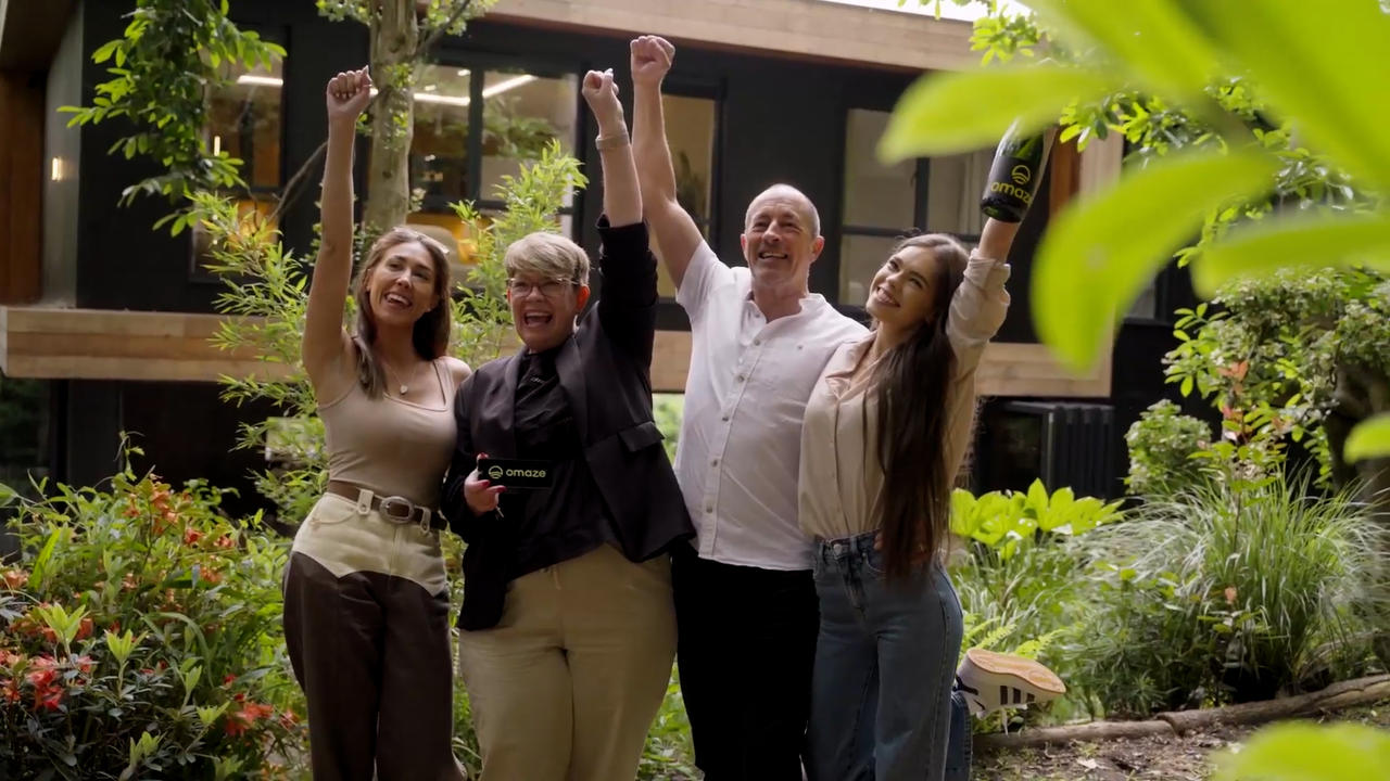 Dad who grew up in council house wins £2.5m home in Omaze Million Pound House Draw