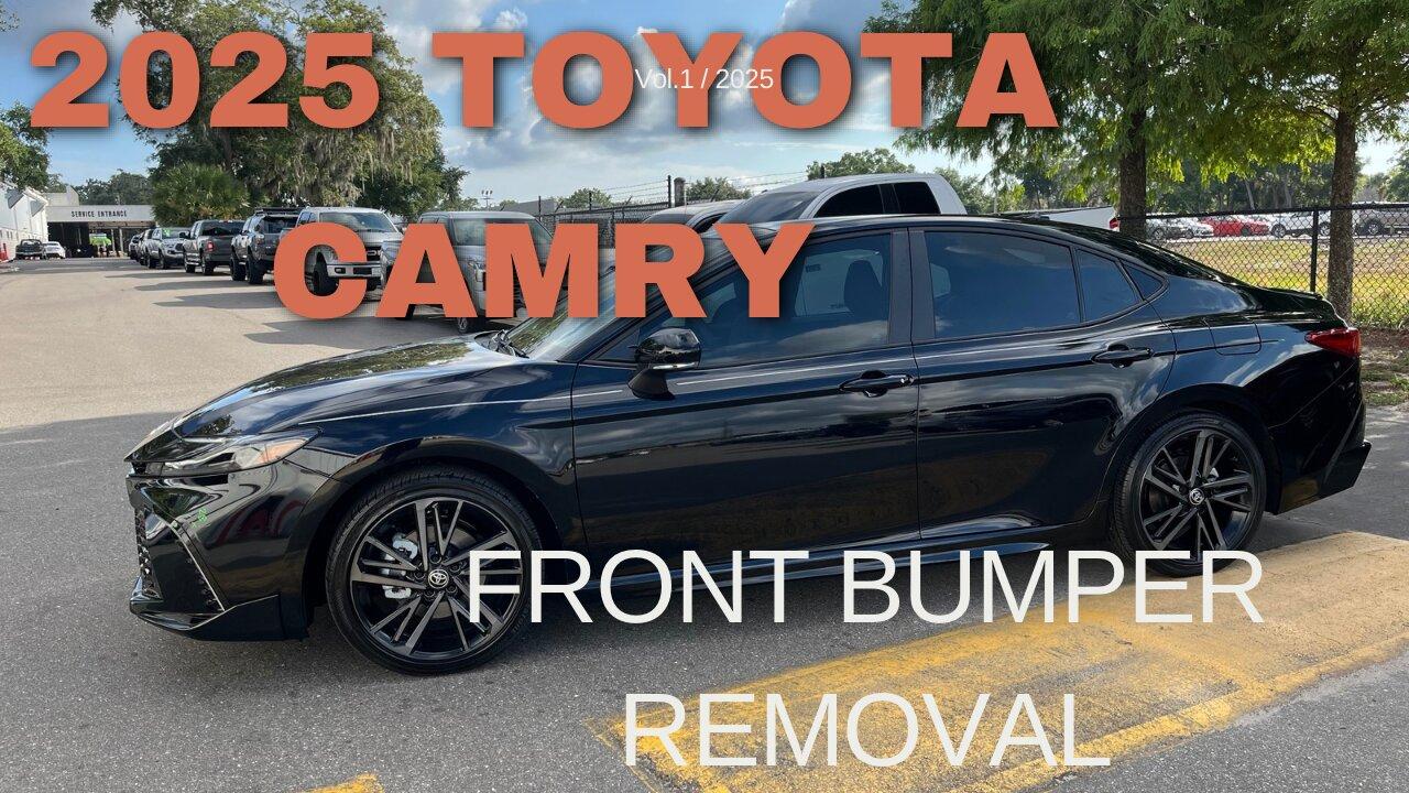 2025 Toyota Camry front bumper removal