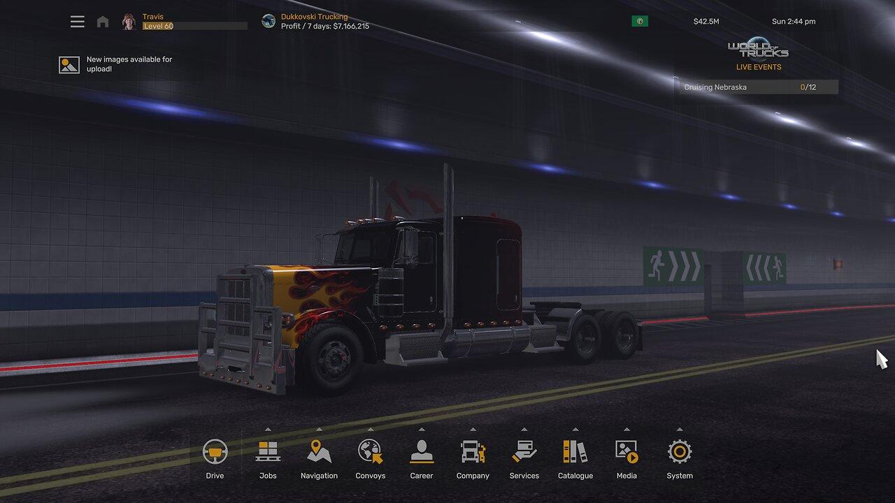 ASMR Chill Unwind Relax Sleep -> Soothing sound of Peterbuilt semi truck