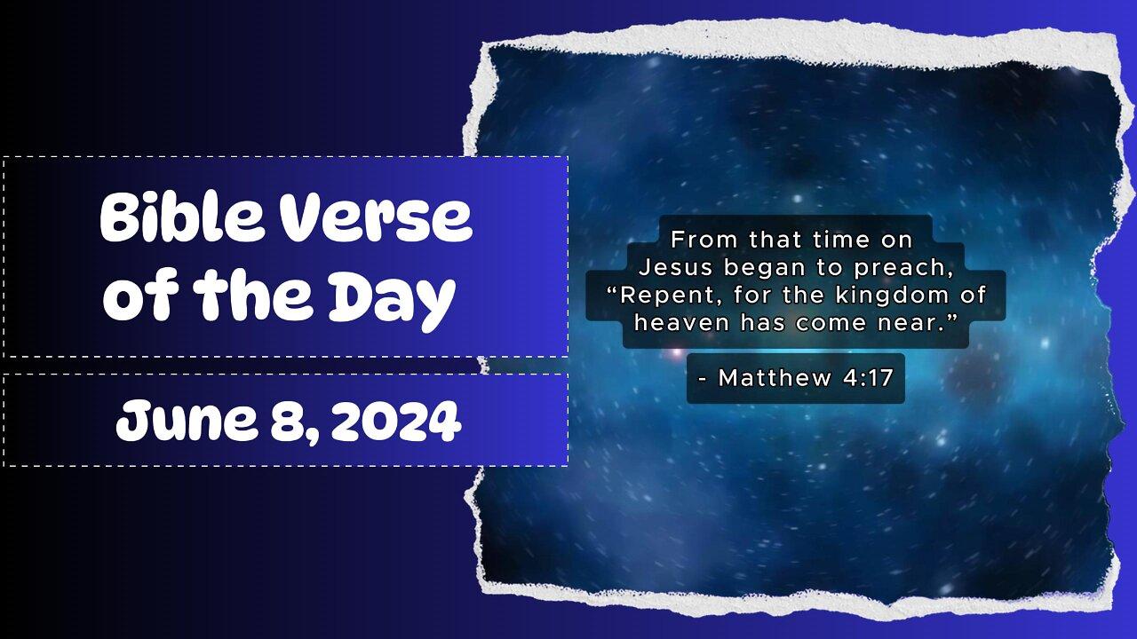 Bible Verse of the Day: June 8, 2024 - One News Page VIDEO